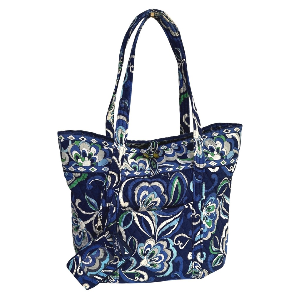 Vera Bradley Quilted Tote Bag Floral Paisley Wallet Set Cottagecore‎ Y2K Preppy